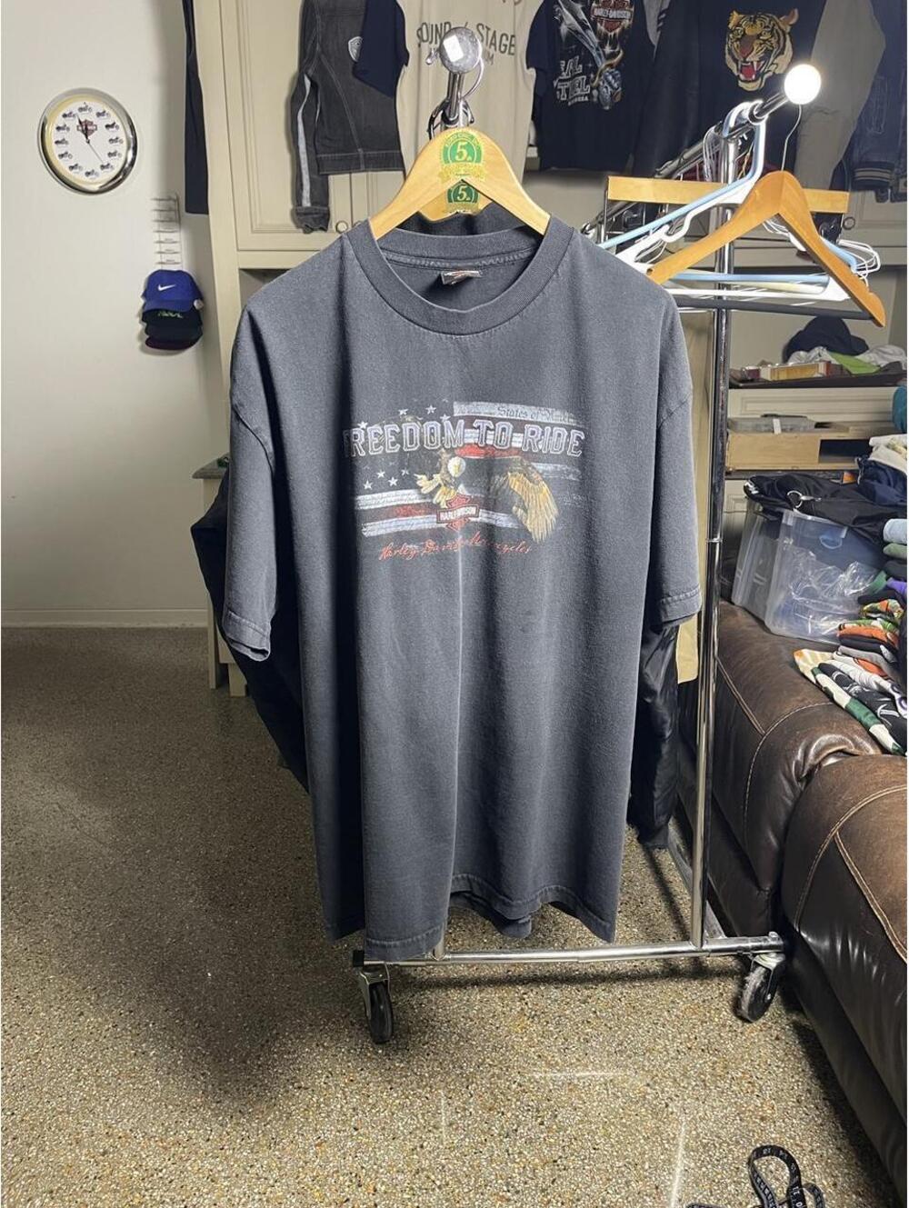 Harley Davidson Faded Eagle Shirt